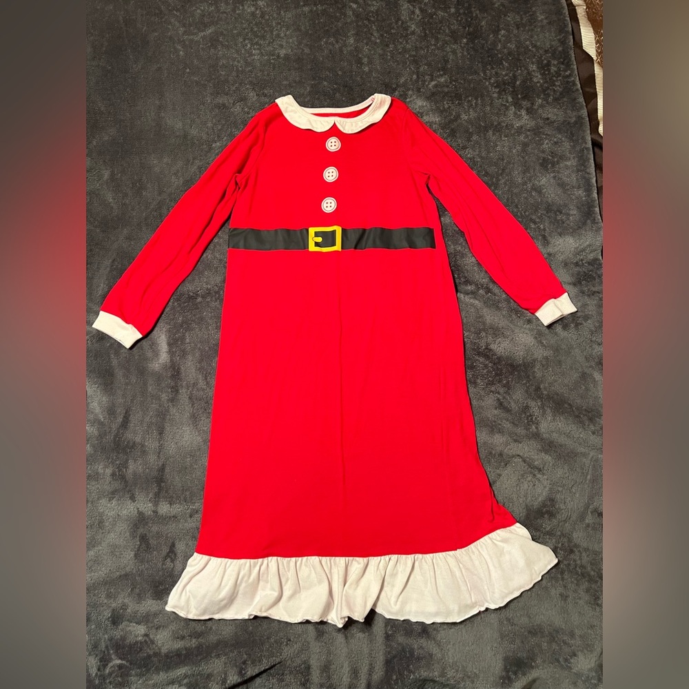 EUC Carter’s Girls Red Santa Nightgown (girls 8-10